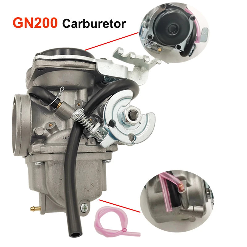 GS GN 200 Motorcycle Carburetor For GS200 GN200 QM200GY GY200 250cc 200cc Wangjiang Carburador WJ20