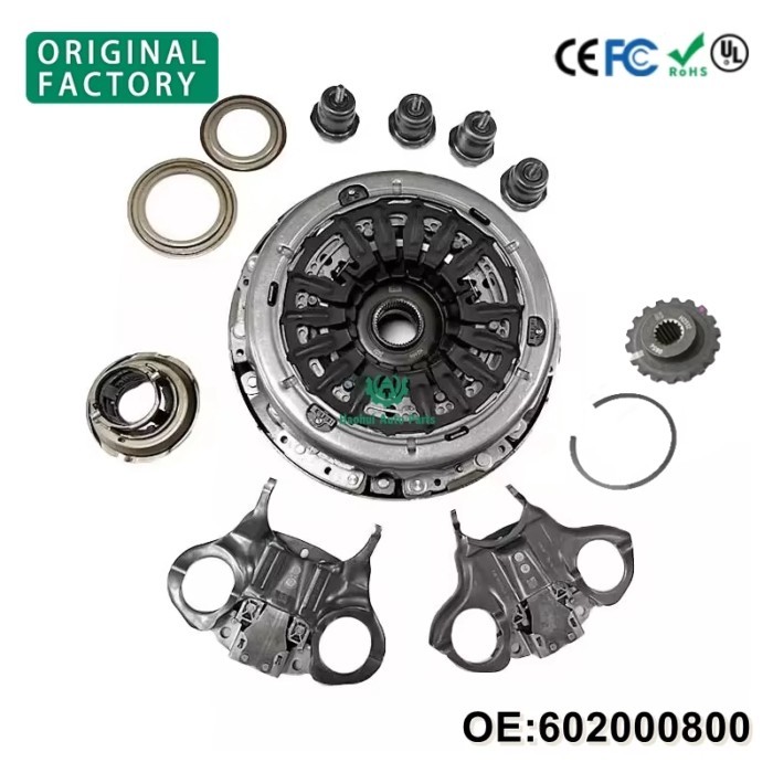 6DCT250 DPS6 Transmission Dual Clutch Kit with Shift Fork 602000800 Fit For Focus 6DCT250 Clutch Re
