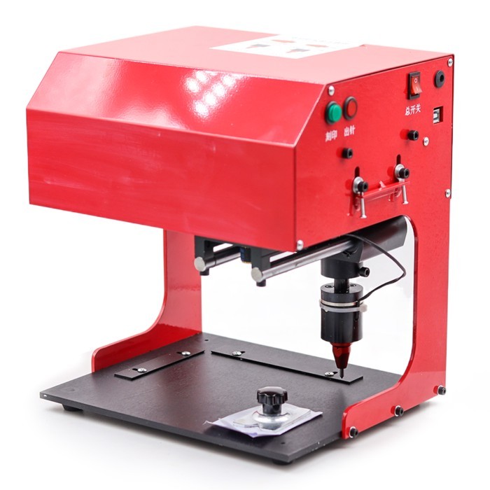 200*130mm Pneumatic Marking /Electricity Marking Machine Desktop Car Nameplate Marking Machine Meta