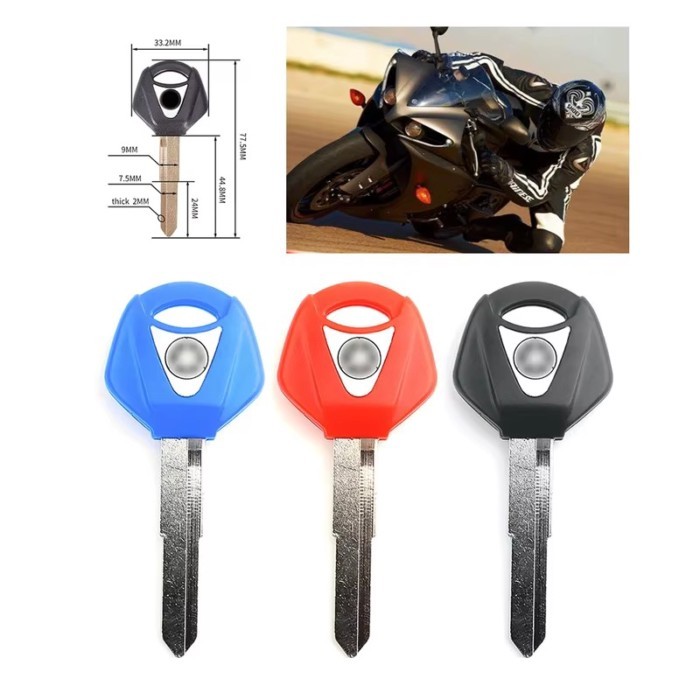 For Yamaha TMax 500 530 560 Xp500 Xp530 FZ1 FZ4 FZ6 FZ8 XT660 XJR1300 FJR1300 XJ6 Blank Key Uncut B
