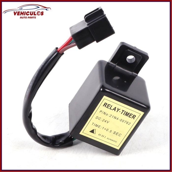 24V Time Delay Relay Timer 21N4-00762 21N400762 Fit For Hyundai R80-7 R210-7 R210-9 R220-7 R220-9 E