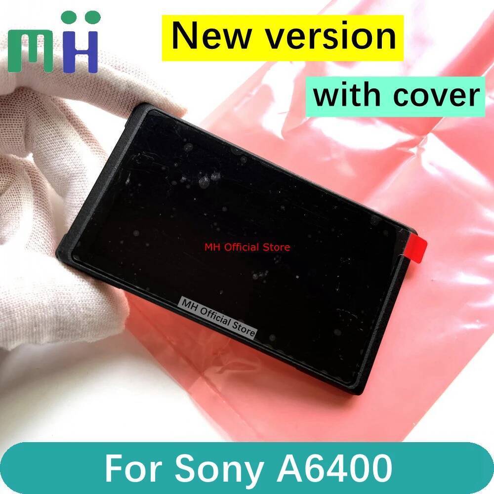 ใหม่สําหรับ Sony A6400 Alpha 6400 จอแสดงผล LCD พร้อมกรอบป้องกัน ILCE-6400 ILCE6400 Alpha6400 กล้องอะ