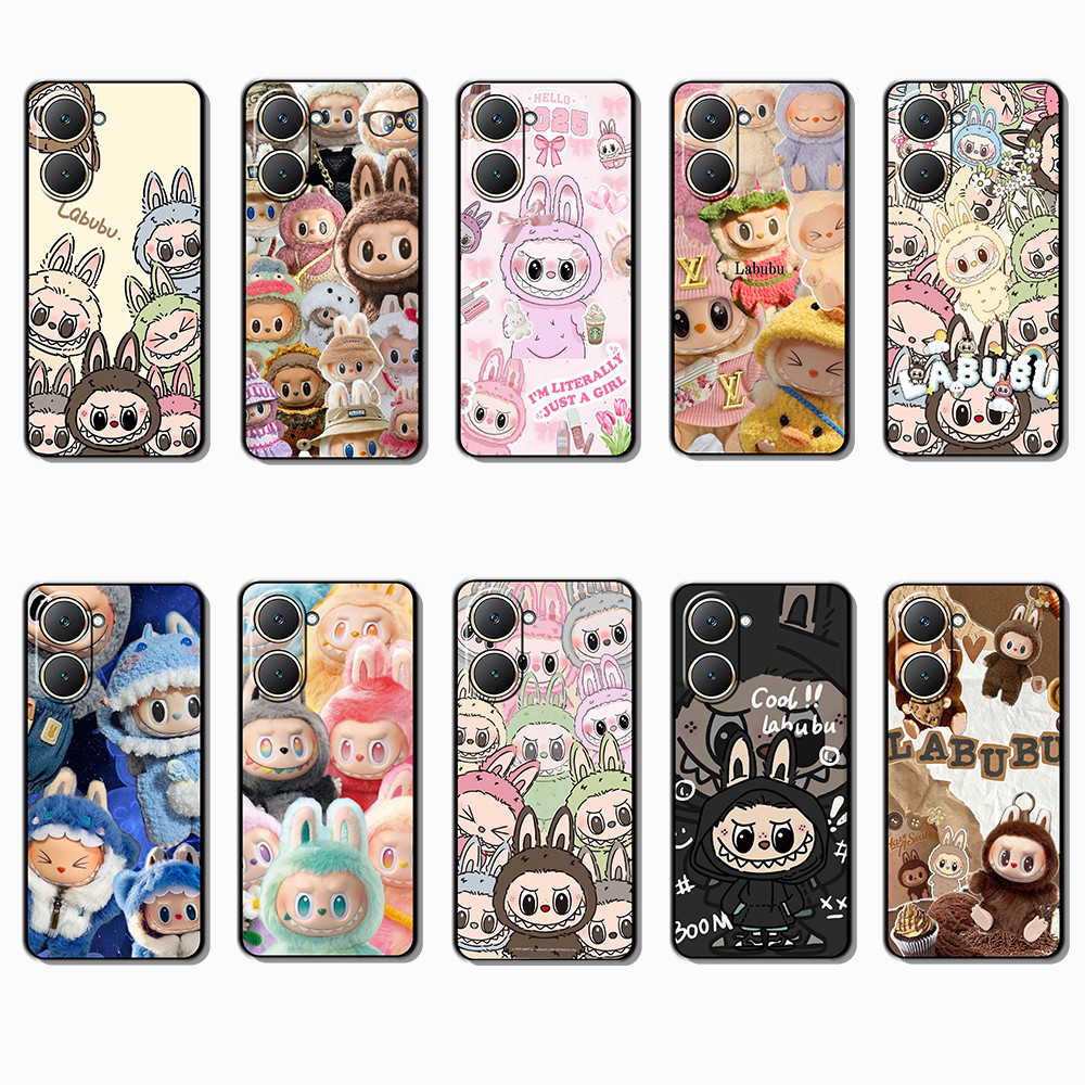 สําหรับ VIVO V27 V27E V29 S1 Pro V29E S7E S7 V2027 Labubu รุ่นเดียวกันเคสโทรศัพท์ป้องกันการหล่น