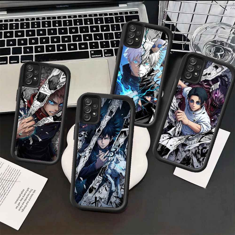 VK14 Jujutsu Kaisen เคสสําหรับซิลิโคนอ่อนนุ่มกรณี Samsung A06 A22 A04 A02S S24 M02S M15 A03S A03 A16