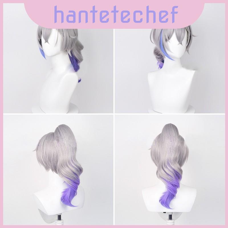 Animeinspired Silver Wolf Wig Handcrafted Highperature พร้อมไฟเบอร์
