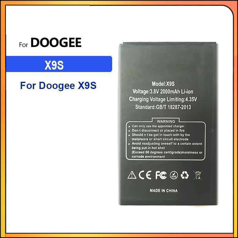 2000mAh Mobile Phone แบตเตอรี่ for Doogee X9S - Compact