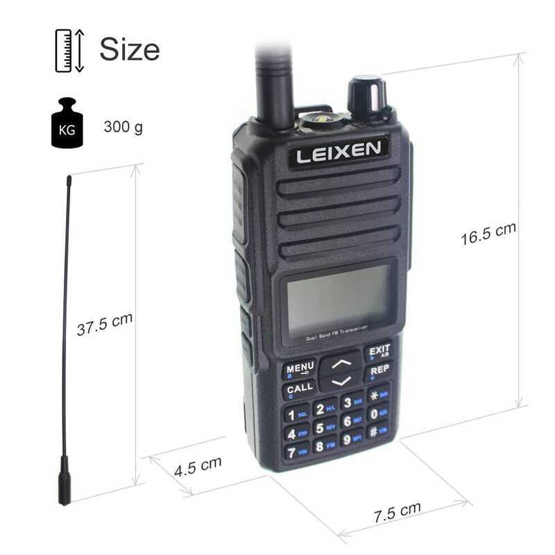 ▥ ใหม่ Uv-25D Walkie Talkie 20วัตต์136-174 & 400-470Mhz วิทยุระยะทางวิทยุสมัครเล่น