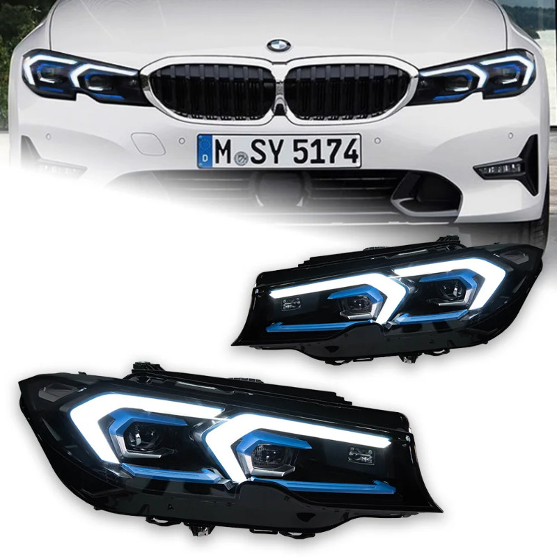 AKD Car Lights for BMW G20 LED Headlight Projector 2019-2021 G28 G80 Head Lamp 320i 325i 330i L335i