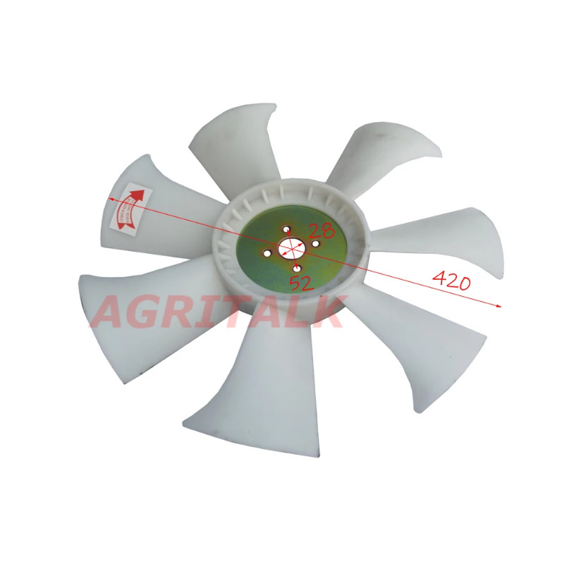 CZ4102Q-080020 / N485K-08001K , Cooling fan for Changchai 4L88 / CZ4102Q /
