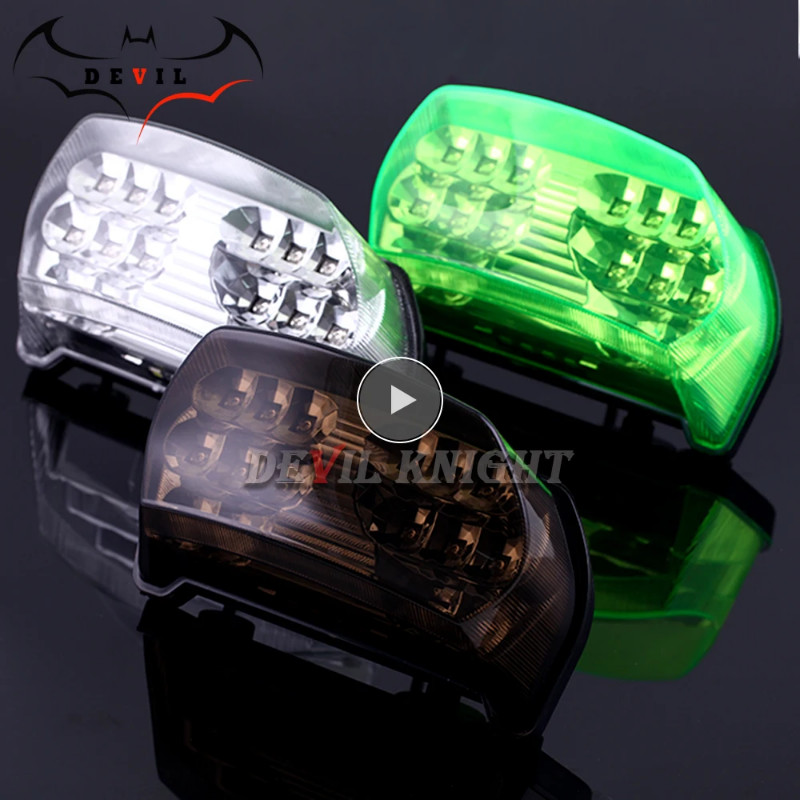 Rear Tail Brake Turn Signals Integrated Led Light  For 1996-2003 Kawasaki Ninja 7RR ZX7R ZX7RR ZX75