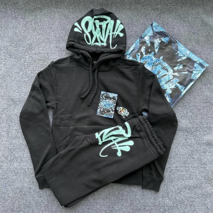 Syna World Street Casual Hoodies และกางเกงขายาว สำหรับทั้งผู้ชายและผู้หญิง สไตล์Hip-hop