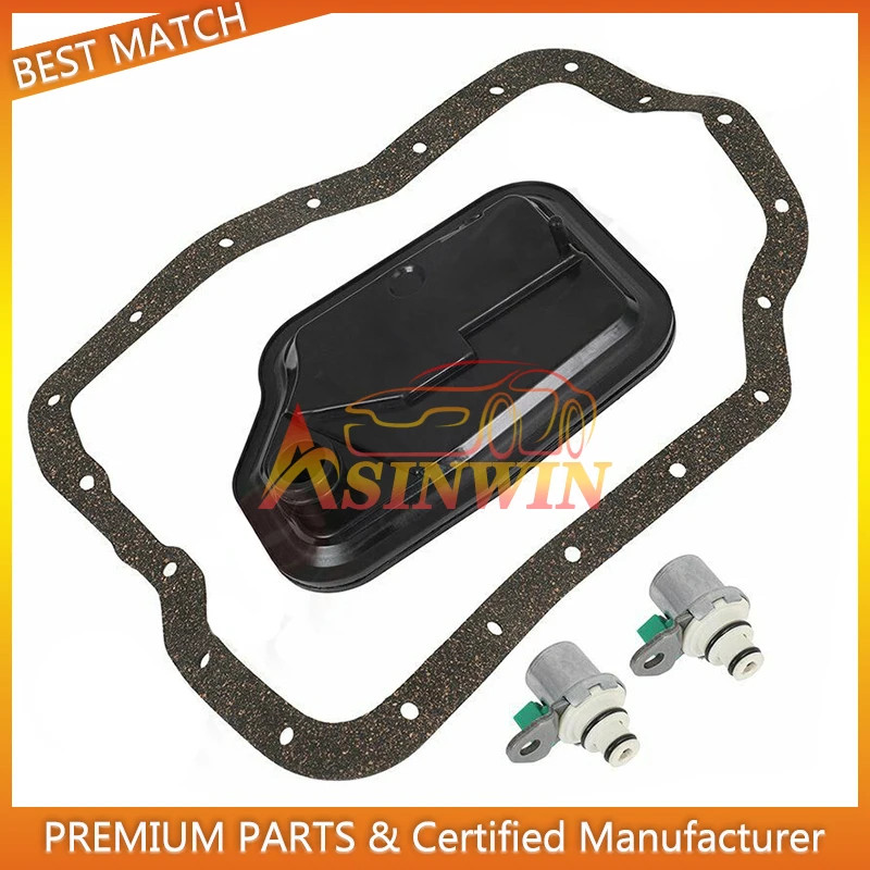 1set Transmission Shift Solenoid Repair Kit 4F27E FN4A-EL XS4Z-7H148-AA Fits For Ford Mazda 4F27-E