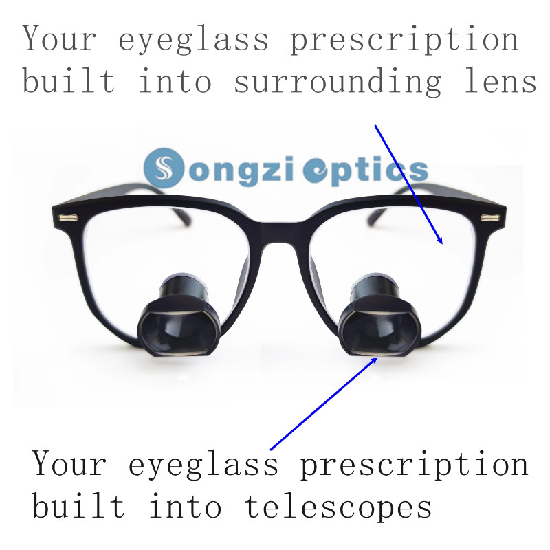 New Arrival 2.5X 3X 3.5X Optional Acetate Frame TTL Dental Surgical Loupes Customized Wide Field Of