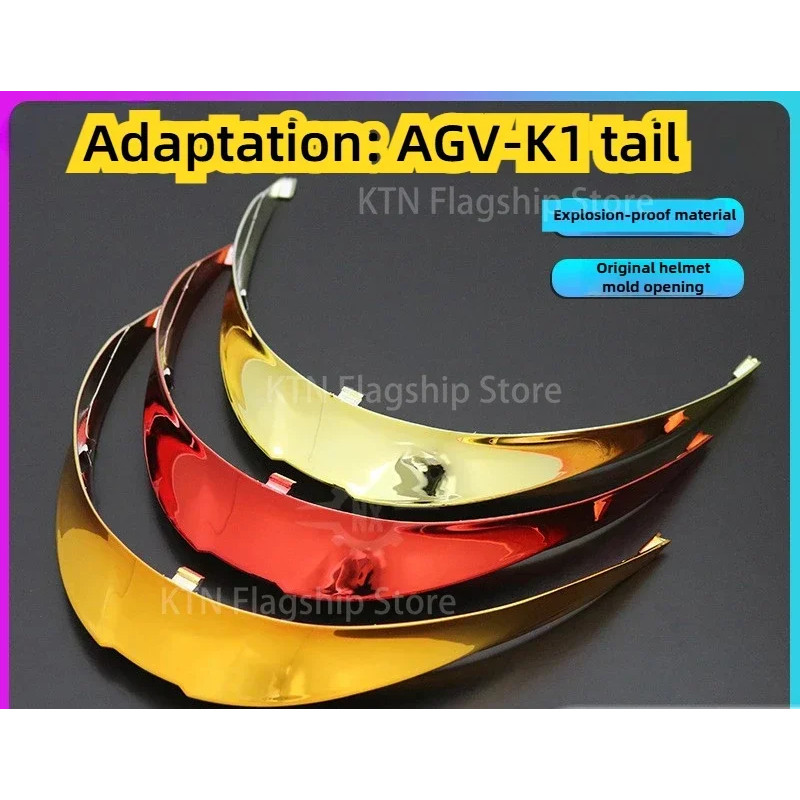 2024 Suitable for AGV K1 helmet modified tail helmet rear spoiler motorcycle tail parts and accesso