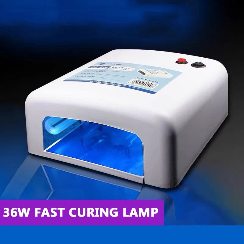 2025 UV glue curing lamp mobile phone film repair green oil curing LED UV shadowless glue manicure