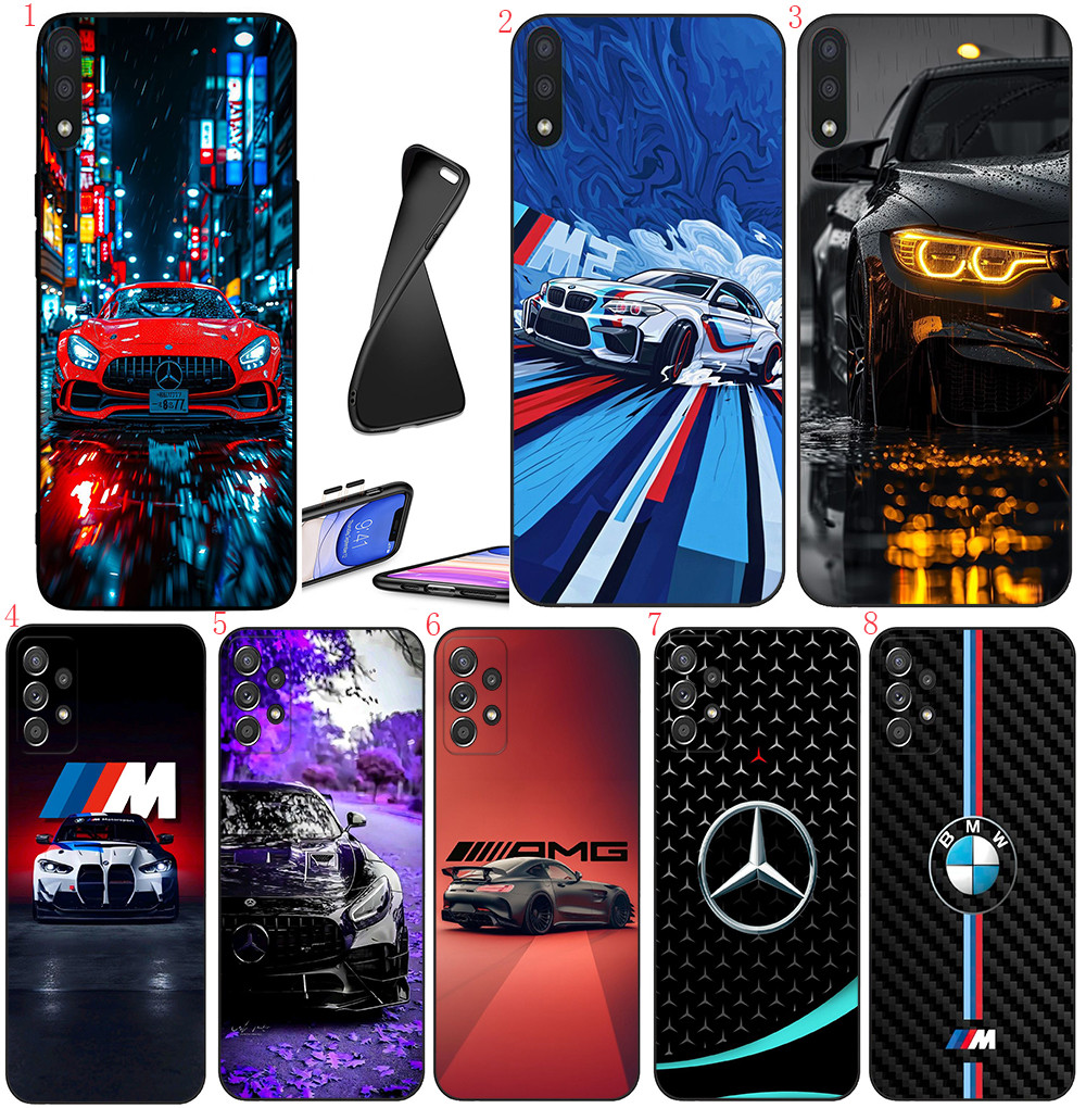 Xiao Mi Poco M6 Pro Plus F6 X6 Pro M7 Pro X7 Pro T19 Sports Car - เคสโทรศัพท์สีดํา Super Run Soft