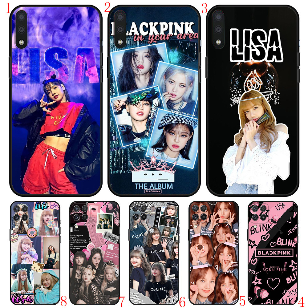 Huawei Y5P Y6P Y8P Y7A Y9A Y8S Y9S Y6 Y7 Y9 Prime 2019 P4 BLACKPINK love Lisa เคสโทรศัพท์สีดํานุ่ม