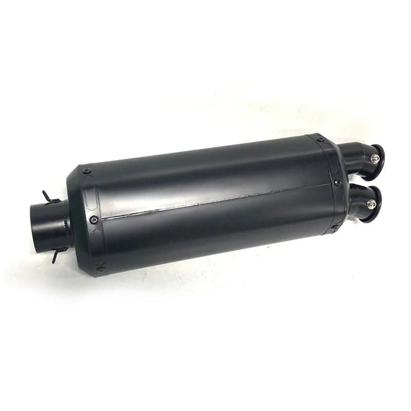 AASS-Exhaust Pipe Muffler Motorcycle Exhaust Pipe Muffler Universal Exhaust Pipe Muffler Titanium