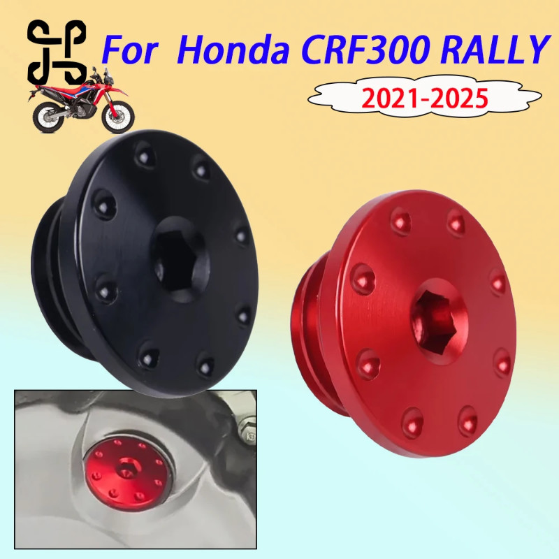 Engine Oil Filler Cap Double O-Ring Dirt Bike Upgrade Parts Motorcycle For Honda CRF300L CRF300 Ral