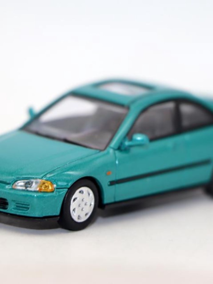 ออกจากรถพิมพ์รุ่น Para64 รถโลหะผสม 1 64 1995 Civic Coupe Civic EJ1 กีฬารถรุ่นของเล่นเครื่องประดับ