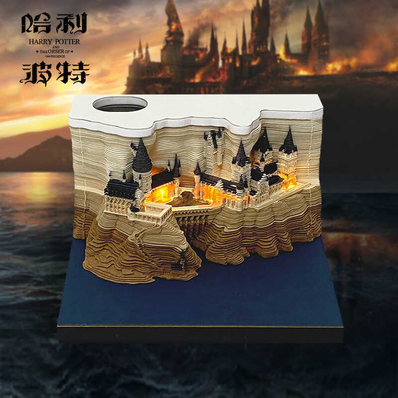 2022 แท่นบูชาสวรรค์สวดมนต์ปฏิทินรายสัปดาห์ ลดล้างสต๊อก 3D 3D Notepad Harry Potter 6-July