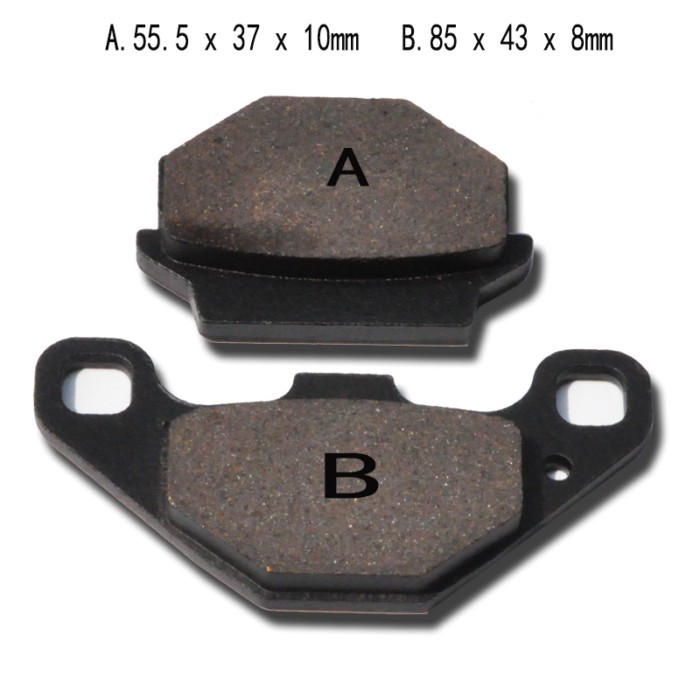 067 Motorcycle Brake Pads For Kawasaki KLE400 KLE500 KLE600 ZZR250 ZXR250 ZR400 GPZ305 GPZ400 GPZ50