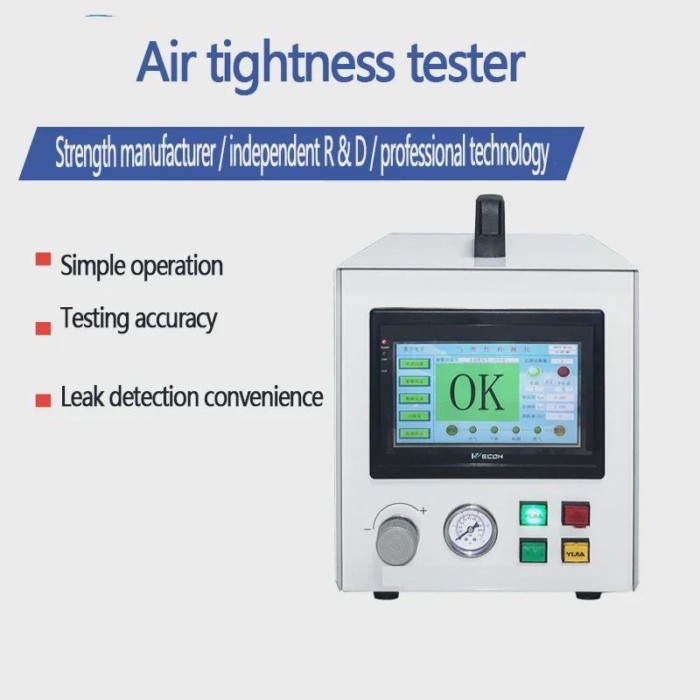 New Electric Air Tightness Tester IP68 Waterproof Tester Air Tightness Test Equipment Vacuum Formin