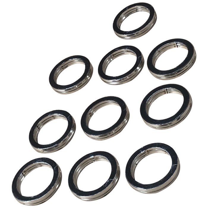 Motorcycle Exhaust Pipe Header Gasket OD 40mm 4pc For T-MAX530 TMAX530 XP500 FZ600S FZ750SC YX600SC