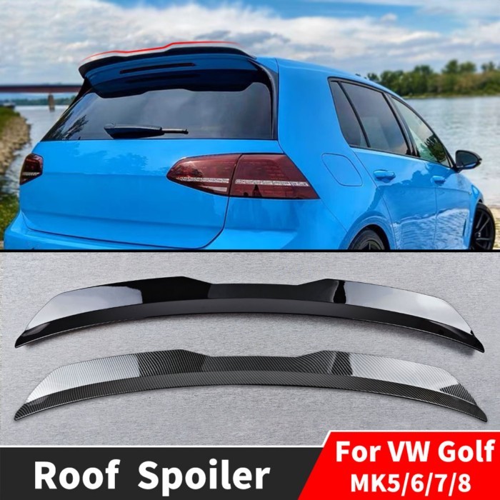 Rear Roof Trunk Spoiler Wing Air Deflector Dam Tail For VW Golf 5 6 7 7.5 8 MK5 MK6 MK7 MK7.5 MK8