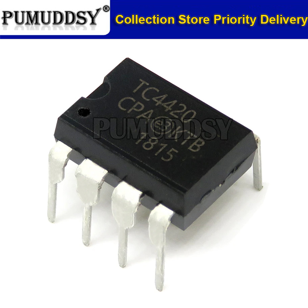 5PCS TC4420CPA DIP-8 MIC4420 TC4420 DIP TC4420EPA In-line
