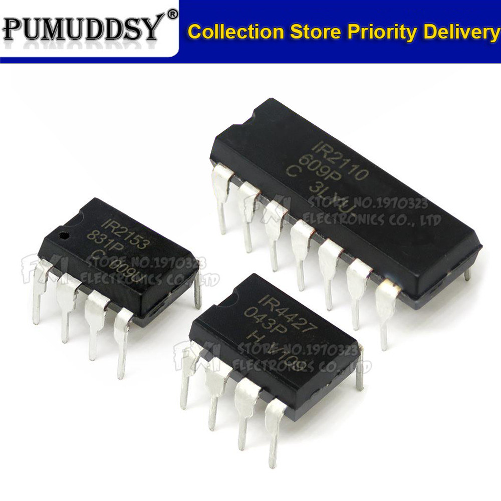 5PCS IR2110PBF DIP14 IR2110 DIP DIP-14 IR2113PBF IR2113 IR2112PBF IR2213PBF IR2213 IR2104PBF IR2153PBF IR4427F DIPPBF IR8 ตรง Plug