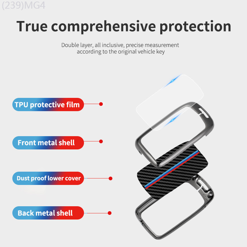 【2022 -2025】 ฝาครอบกุญแจ MG 2022 MG 6pro MG 5 กระเป๋ากุญแจรถ EZS หัวเข็มขัด MG Pilot ZS รวมทุกอย่าง