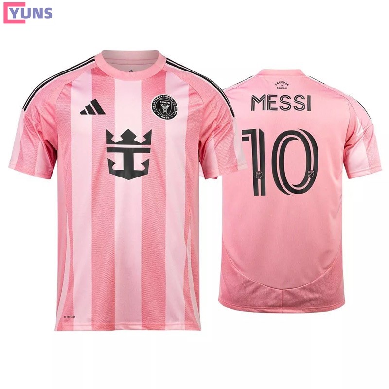 Yuns สวยมาก 💕 เสื้อฟุตบอล Inter Miami Home Jersey 2025 เกรดแฟนบอล ของแท้ล้าน%
