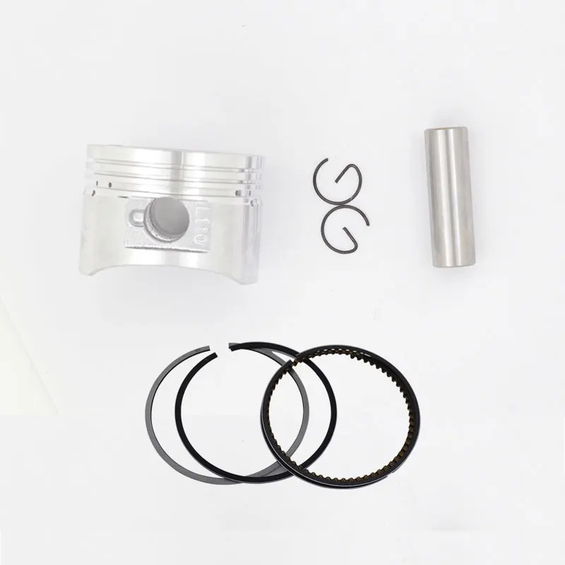 Motorcycle 52.4 mm Piston 13 mm Pin Ring Set For WS110 JD110 LF110 LF110-02 110cc Horizontal Engine