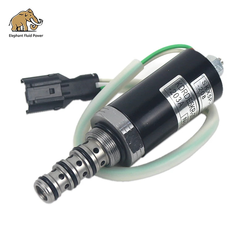 Proportional Solenoid Valve SKX5P-17-210 KDRDE5KR-20/40C13-203A For Sumitomo SH200-5 SH350-5 SK60/1