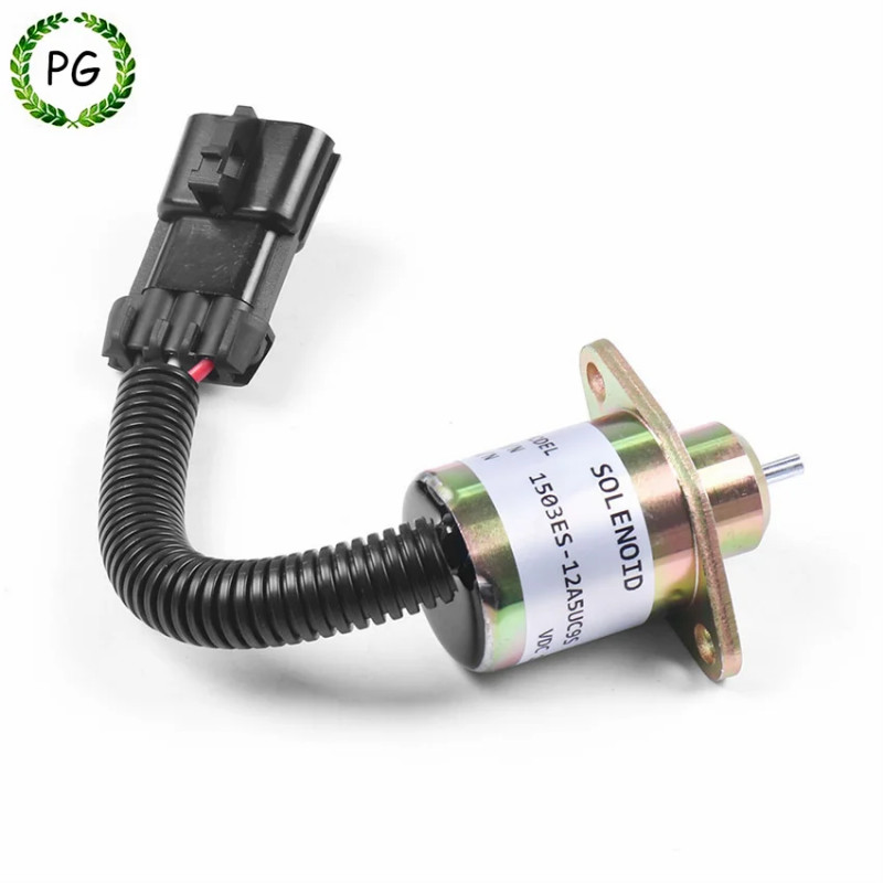 12V Stop Solenoid 1503ES-12A5UC9S 12V for Kubota V1505 R90 R-25-15230-01 251523001