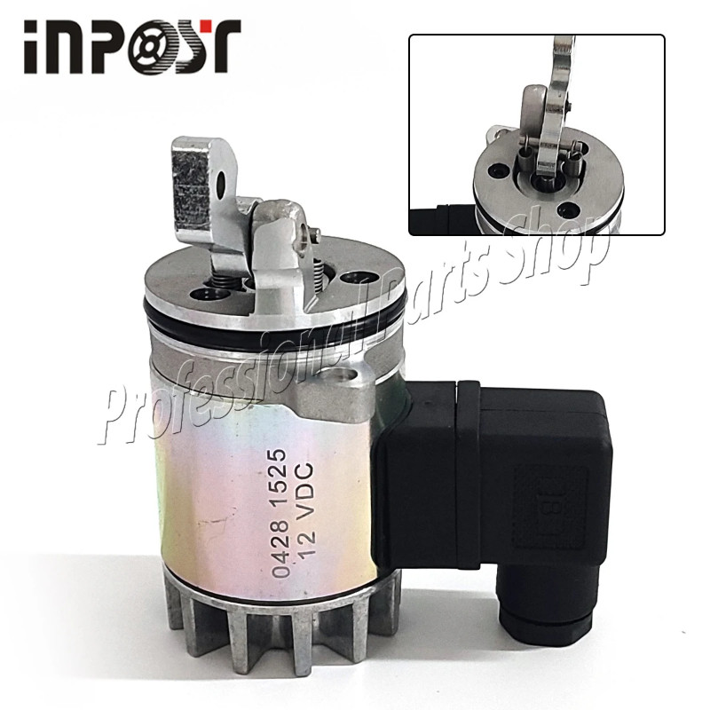 12V 04281525 Fuel Shutoff Solenoid For Deutz F4L2011 F3M2011 BF4M2011 F4M2011 F3M1011 F4M1011 0428-