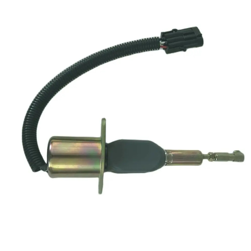 12V Engine Fuel Shutoff Solenoid J928160 Fits Case IH 7230 7240 7250 9310 Cummins 6T830 Diesel Engi