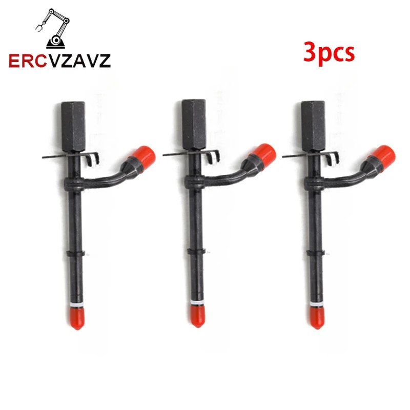 3PCS Fuel Injector Pencil Nozzle set 22808 7N-0449 for CAT 120G 130G 140G D4E D5B D6D Crawler Tract