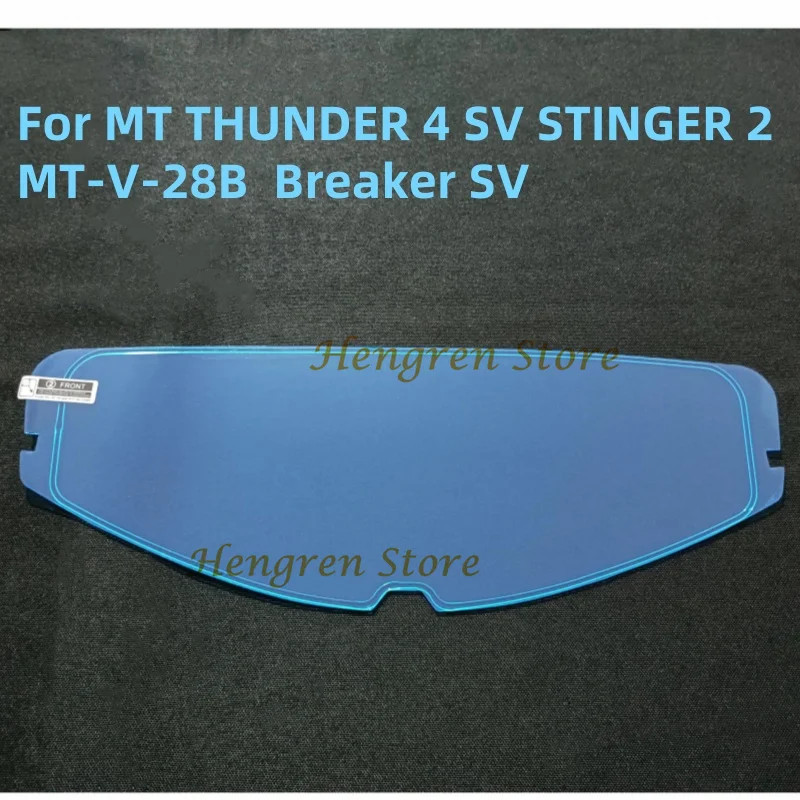 Helmet Visor Film Anti Fog Film Sticker for MT THUNDER 4 SV STINGER 2 MT-V-28B Breaker SV Helmet Cl