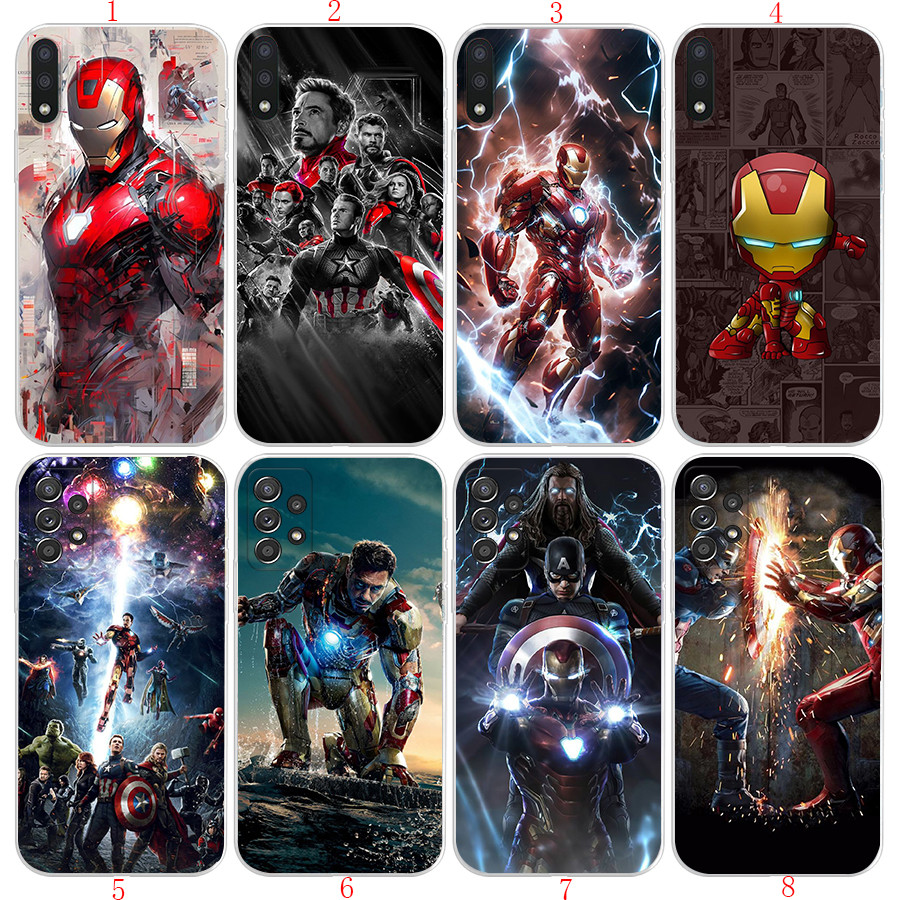 Samsung A6 A8 A9 J4 2018 J2 J4 J5 J6 J7 Prime Plus N22 Iron Man เคสโทรศัพท์โปร่งใสนุ่ม