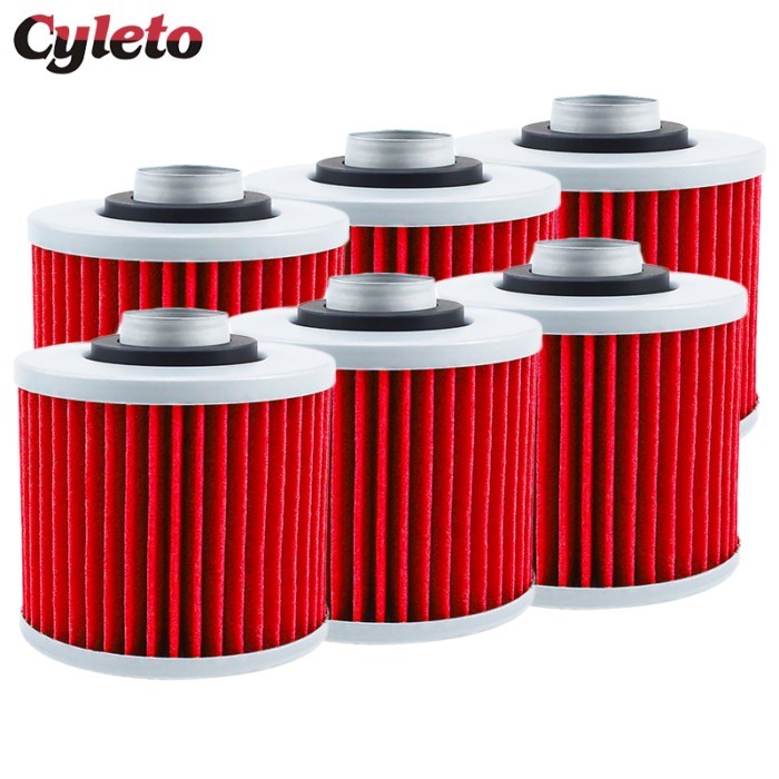 2/4/6 Pcs Motorcycle Oil Filter for Yamaha Dragstar XVS125 XVS250 XVS400 V-Star XVS 125 250 400 XVS