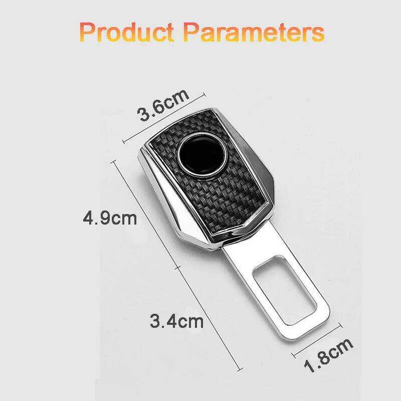 ▥ Car Seat Belt Extender,Carbon Fiber Appearance,Car Accessories,For Ford Focus Mk2 Mk3 Fiesta