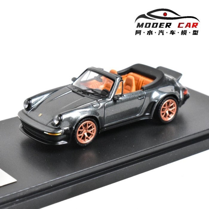 RM Rhino 1: 64 Porsche Singer Turbo Study 930 Convertible Alloy Car Model