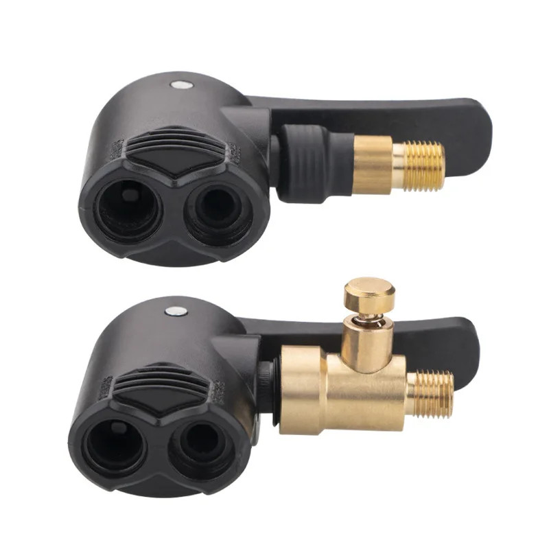 Brass Inflatable Pump Car Tire Air Chuck Inflator Pump Valve Connector Extension Tube Adapter Tyre