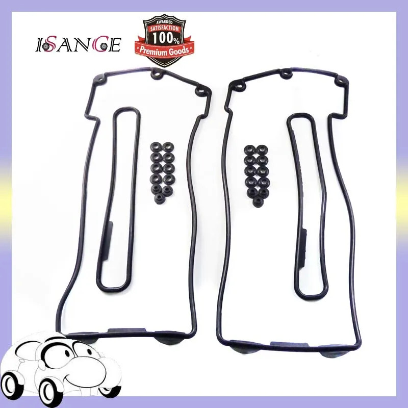 ISANCE Engine Cover Valve Gasket Set For Land Rover Range Rover M62 / BMW 740i 740iL X5 Z8 540i 4.4