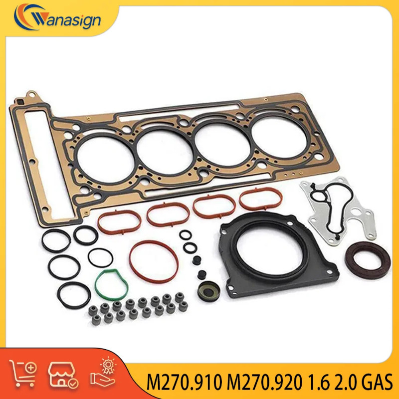 Engine Overhaul Cylinder Gasket Set For Mercedes Benz A B CLA GLA 1.6L 2.0L L4 16V GAS 1.6 2.0 L T