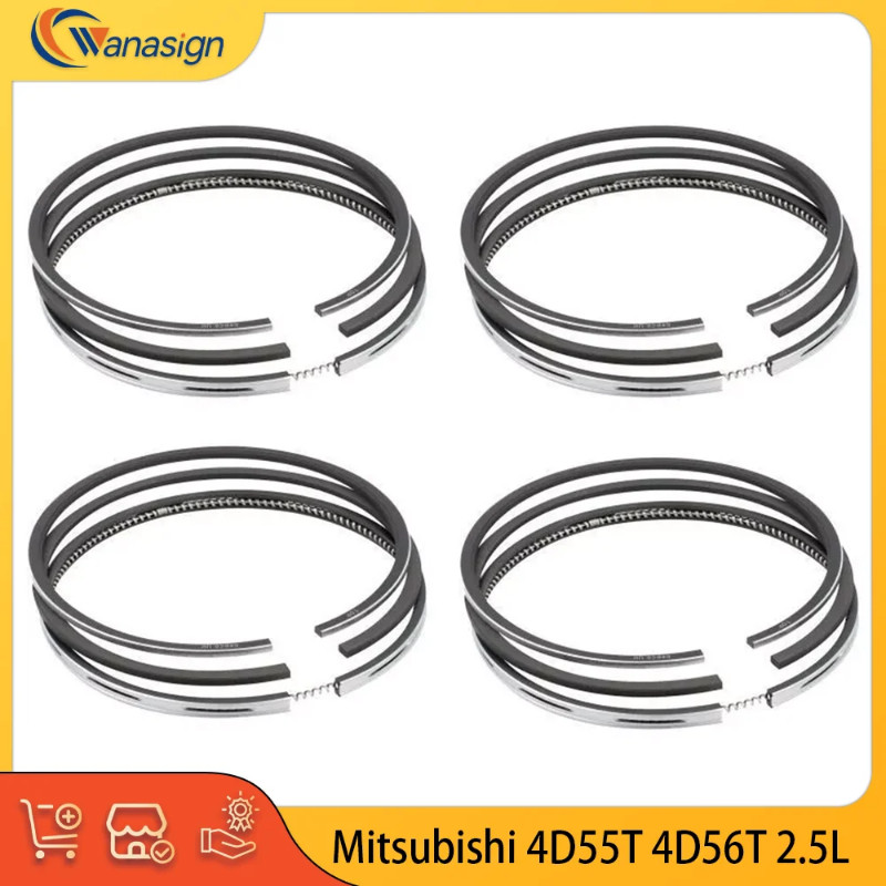 STD AUTO Engine part Piston ring set For Mitsubishi PAJERO L200 L300 4D55T 4D56T  2.5 T L L4 Diesel