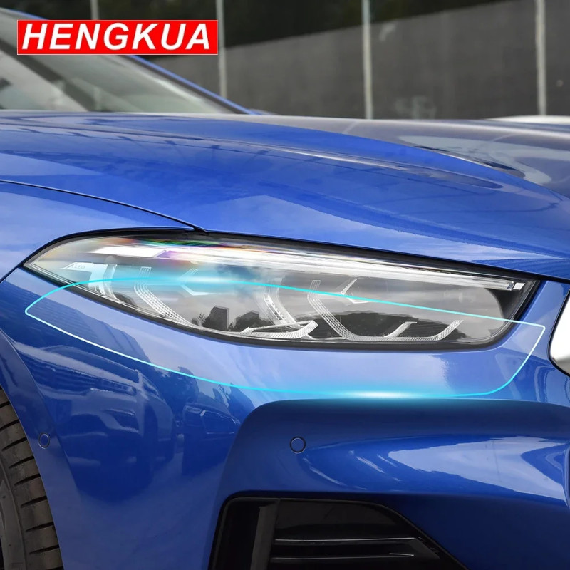 KUNGKIC for BMW M850i M840i 8 Series 2022-2024 Pre Cut Headlight Rearview Paint Protection Film Tra