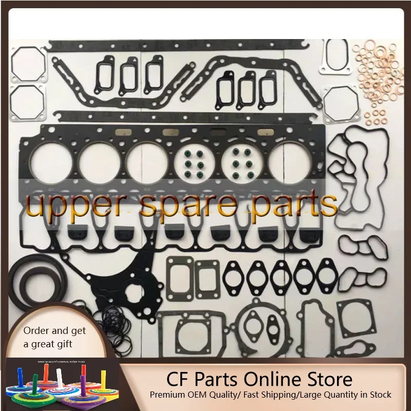 Full Gasket Kit For Volvo D6D D6E Engine EC210B EC240B Excavator